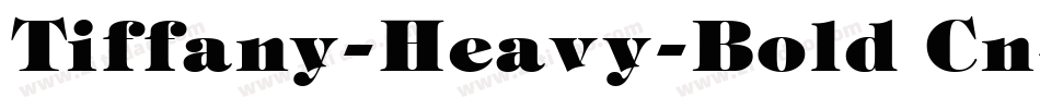 Tiffany-Heavy-Bold Cn字体转换